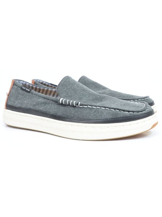 Cole Haan Men\'s 9 Cloudfeel Weekender Canvas Slip-on Driving Loafer Boat Shoes main image 5